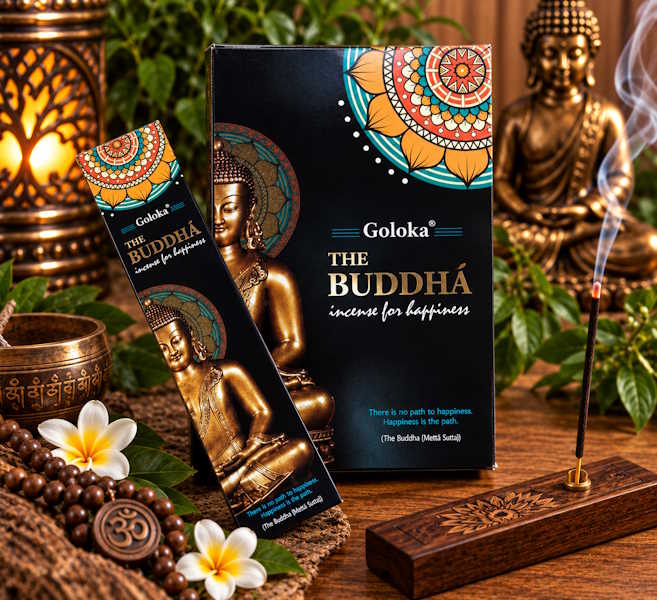 Incienso goloka Buddha